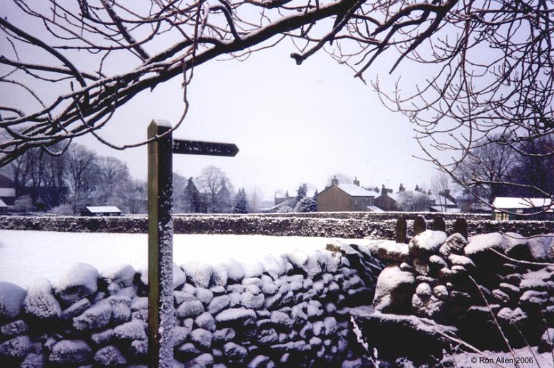Signpost-in-Snow.jpg - "Sign Post in Snow"  - by Ron Allen